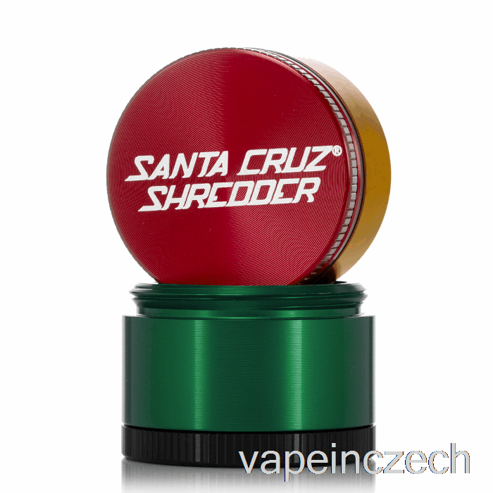 Santa Cruz Shredder 1,6palcový Malý 4dílný Mlýnek Rasta (40mm) Vape Pero